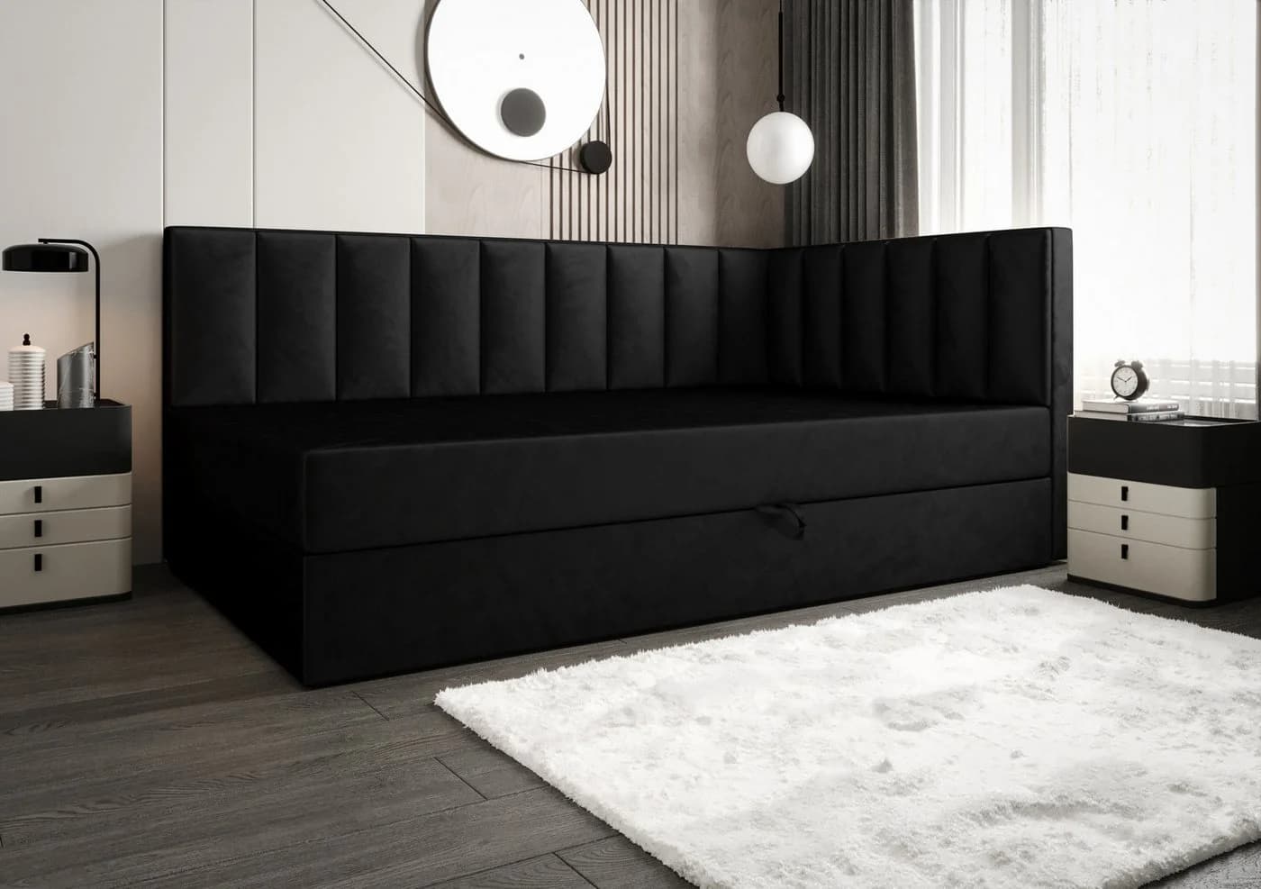 B&B Home Boxspringbett Adelle mit Bettkasten und Bonellfederung - Bild 2