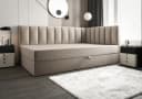 B&B Home Boxspringbett Adelle Beige mit Bettkasten Bild 2