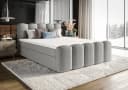 B&B Home Boxspringbett Quelle Grau mit Bettkasten und Topper Bild 2