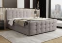 B&B Home Boxspringbett Coria III Beige mit Bettkasten und Topper Bild 2