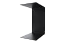 teileplus24 Beistelltisch Pico500 Metall Schwarz Pulverbeschichtet Bild 2