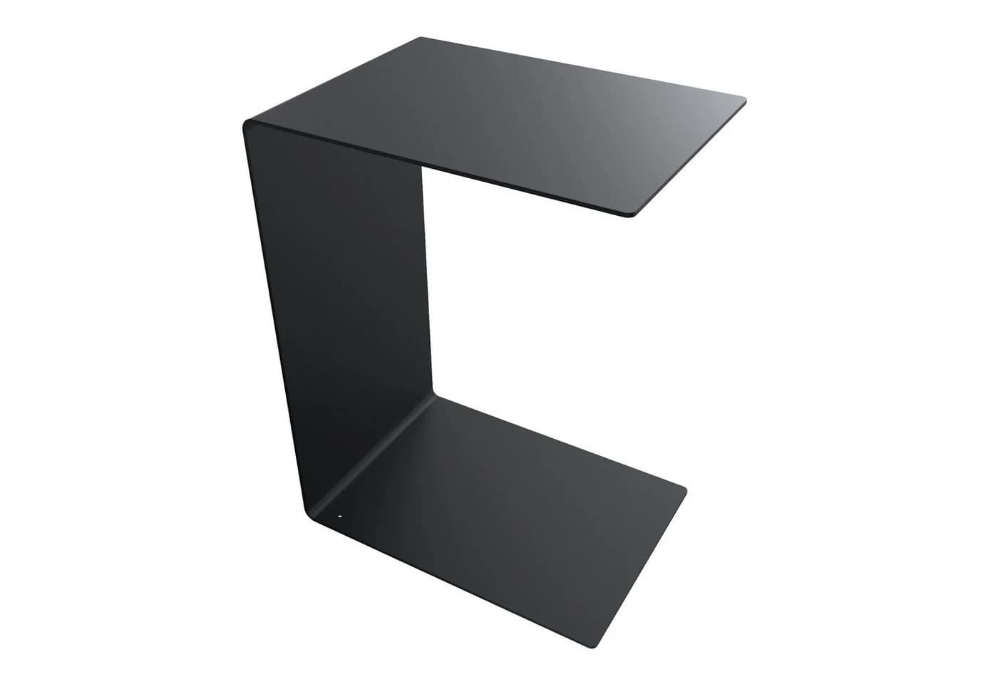 teileplus24 Beistelltisch Pico500 Metall Schwarz Pulverbeschichtet - Bild 5