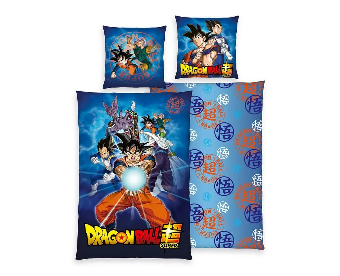 Brilliant Kinderbettwäsche Dragon Ball 100% Baumwolle Anime Motiv - Bild 2