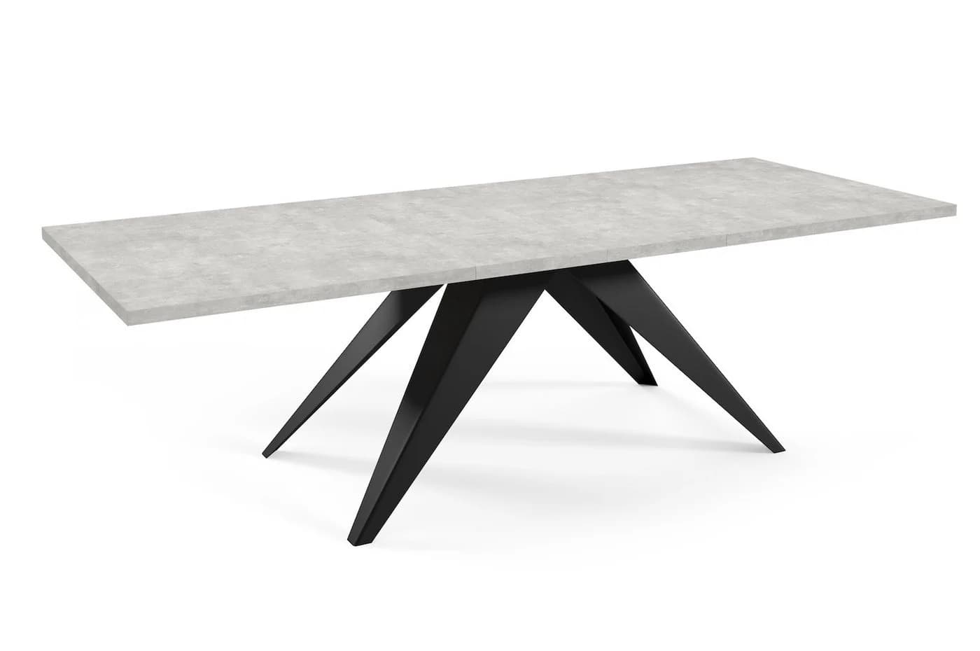 Feldmann-Wohnen Esstisch Vento ausziehbar 160/260cm grau