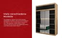 ABIKS MÖBEL Schwebetürenschrank Verona 2 mit Spiegel Schwarz Bild 5