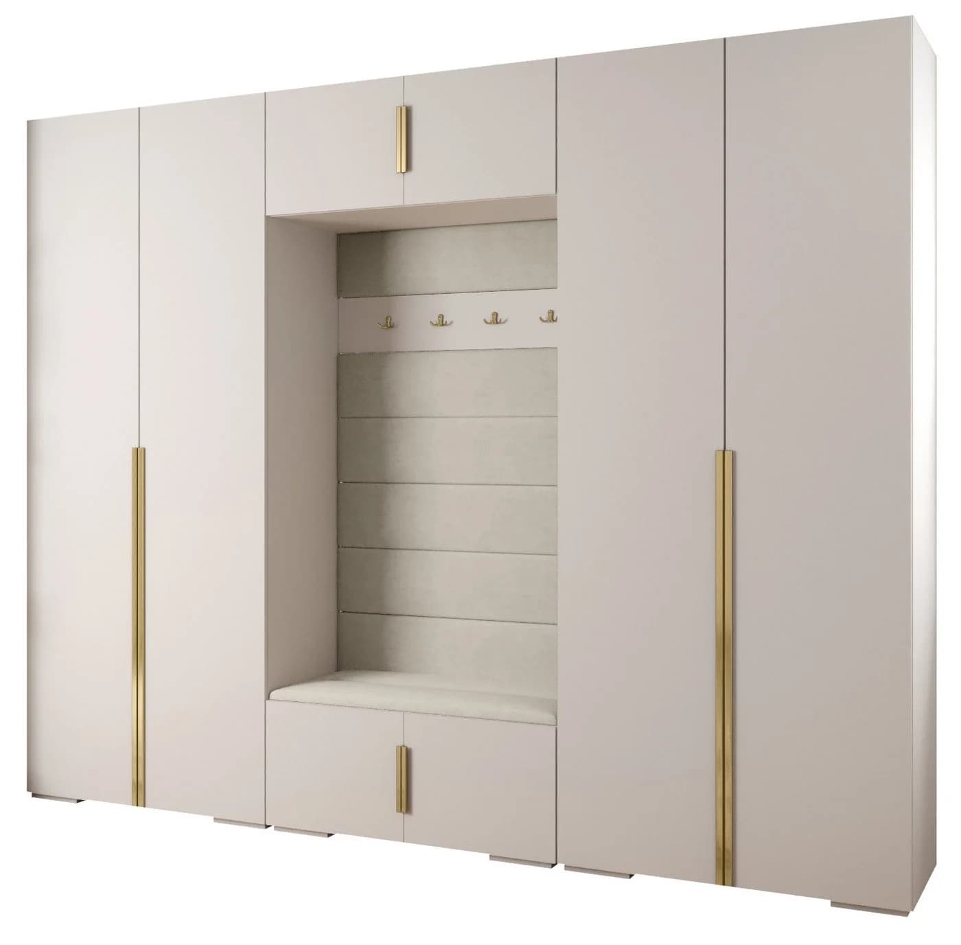 ABIKS MÖBEL Garderobe INOVA 9-teilig mit Stauraum und Polsterung - Bild 2