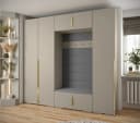 ABIKS MÖBEL Garderobe INOVA 8-tlg. mit Kleiderstange & Regalen Bild 1