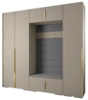 ABIKS MÖBEL Garderobe INOVA 8-tlg. mit Kleiderstange & Regalen Bild 2