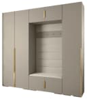 ABIKS MÖBEL Kompaktgarderobe INOVA 8-teiliges Möbelset mit Stauraum Bild 2