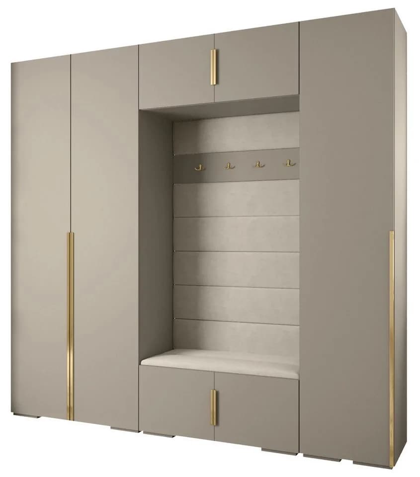 ABIKS MÖBEL Kompaktgarderobe INOVA 8-teiliges Möbelset mit Stauraum - Bild 2