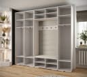 ABIKS MÖBEL Kompaktgarderobe INOVA 8-tlg. Set Weiß/Gold Bild 3