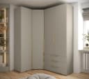 ABIKS MÖBEL Garderobe INOVA 6-teilig mit Kleiderstange und Regalen Bild 1