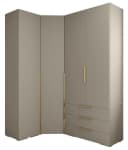 ABIKS MÖBEL Garderobe INOVA 6-teilig mit Kleiderstange und Regalen Bild 2