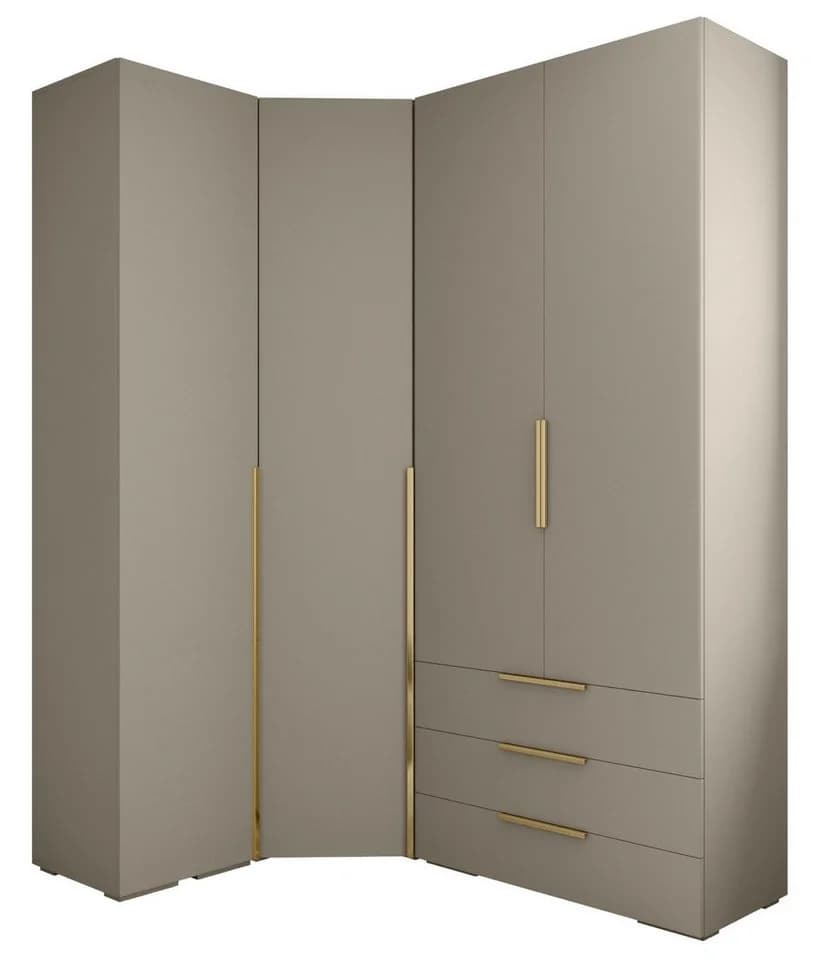 ABIKS MÖBEL Garderobe INOVA 6-teilig mit Kleiderstange und Regalen - Bild 2