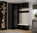 ABIKS MÖBEL Kompaktgarderobe INOVA mit Kleiderstange und Regalen Bild 3