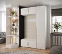 ABIKS MÖBEL Kompaktgarderobe INOVA mit Kleiderstange und Regalen Bild 1
