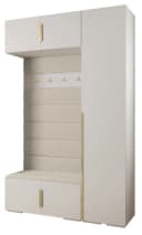 ABIKS MÖBEL Kompaktgarderobe INOVA mit Kleiderstange und Regalen Bild 2
