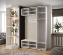 ABIKS MÖBEL Kompaktgarderobe INOVA mit Kleiderstange und Regalen Bild 3