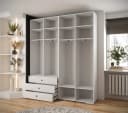 ABIKS MÖBEL Garderobe INOVA mit Stange & Schubladen Bild 3
