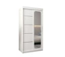 Schwebetürenschrank aus Metall und Holz Bild 2