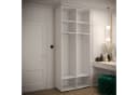 ABIKS MÖBEL Drehtürenschrank MANHATTAN RYFEL 9 Weiß Gold Bild 3