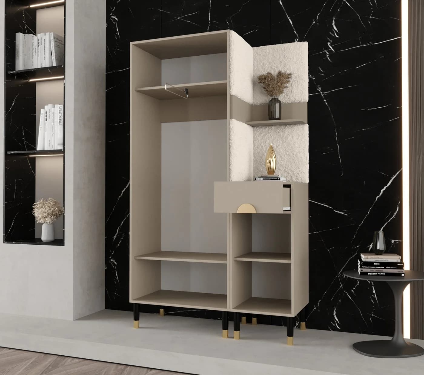 ABIKS MÖBEL Kompaktgarderobe PALERMO Set 6 mit gepolsterten Paneelen - Bild 3