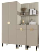 ABIKS MÖBEL Kompaktgarderobe PALERMO Set 7 Industriell Design Bild 2