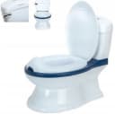 COIL Toilettentrainer Blau mit Spülgeräusch & Gewebebehälter Bild 1