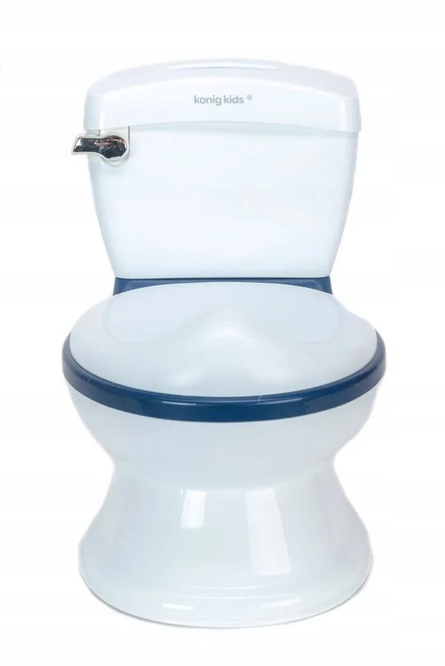 COIL Toilettentrainer Blau mit Spülgeräusch & Gewebebehälter - Bild 4