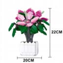 COIL Blumen aus Bausteinen, Lilie Azalee, Bausteinset, 698 Stück, Botanische Sammlung, Wohndekor Bild 4