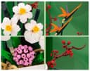 COIL Blumen aus Bauklötzen, Narzisse, 830 Bauklötze, Bausatz, Wohndekor Bild 4