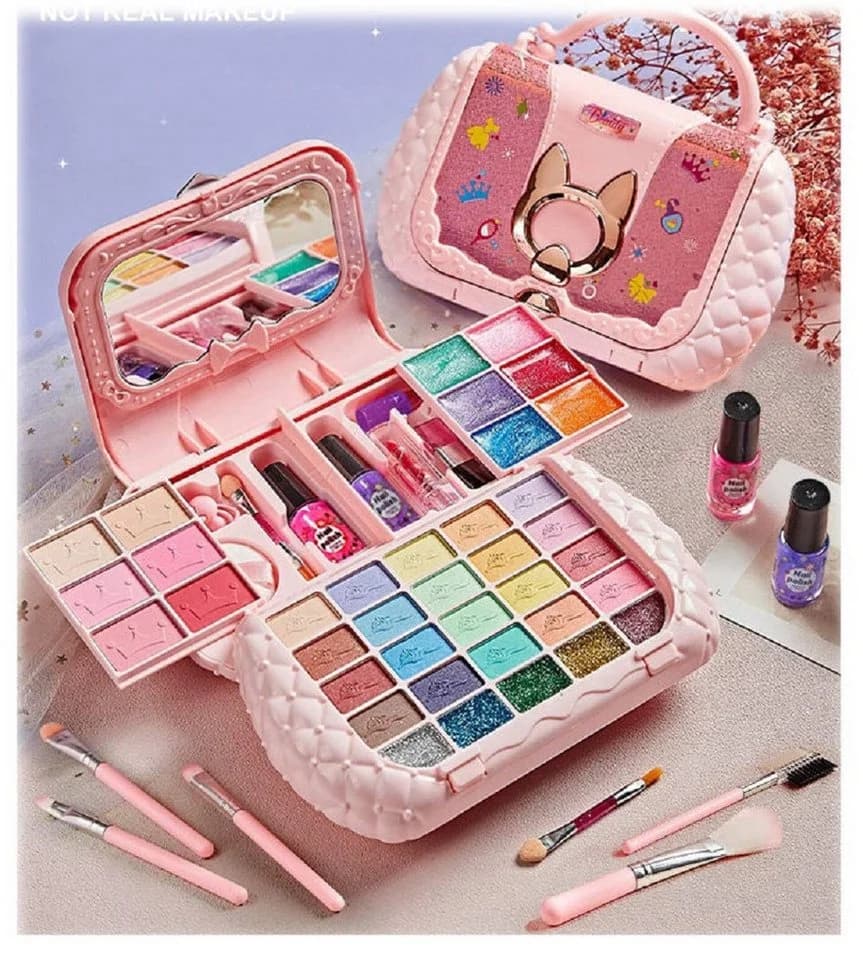 COIL Kreativset Kosmetik-Set Kinder-Make-up Bunt mit Spiegel - Bild 4