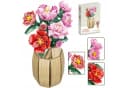 COIL Blumenstrauß Bausteinset 550 St Rosa Botanische Sammlung Bild 2