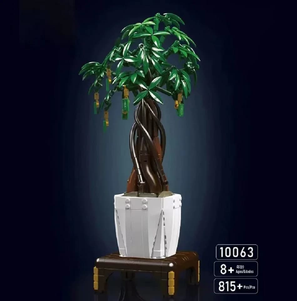 COIL Spielbausteine Bonsai-Baum 815 Teile Glücksbaum Wohndekor