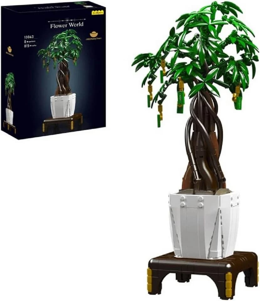 COIL Spielbausteine Bonsai-Baum 815 Teile Glücksbaum Wohndekor - Bild 2