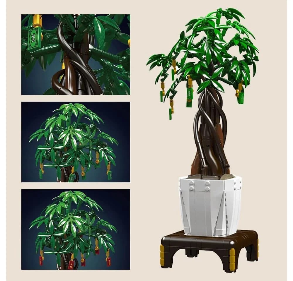 COIL Spielbausteine Bonsai-Baum 815 Teile Glücksbaum Wohndekor - Bild 5