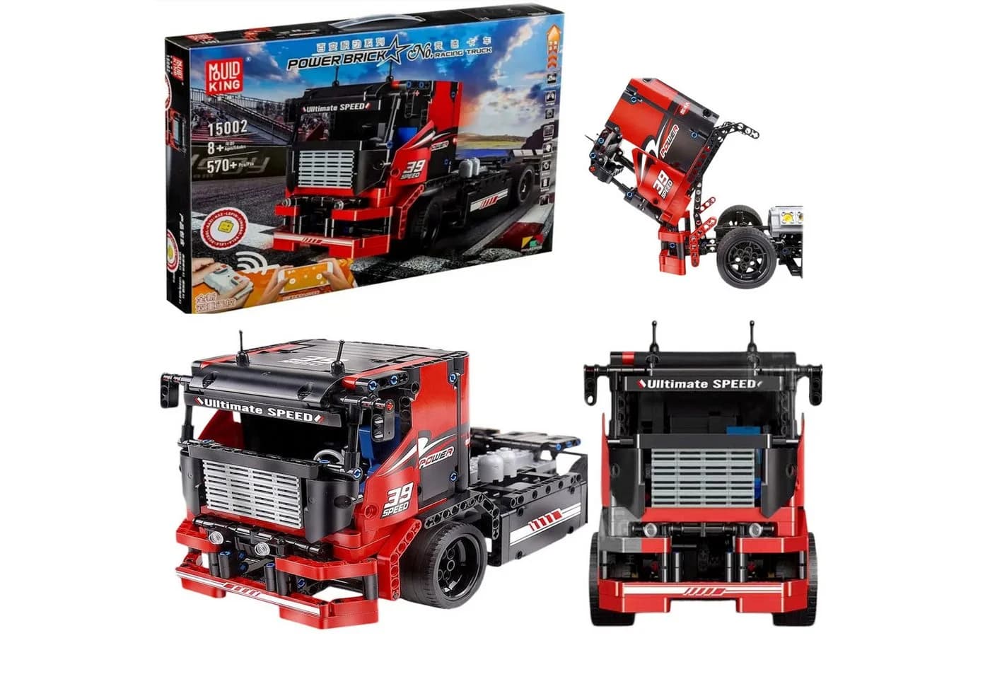 COIL Spielbausteine RC-Truck 570 St. Ferngesteuerter LKW - Bild 2