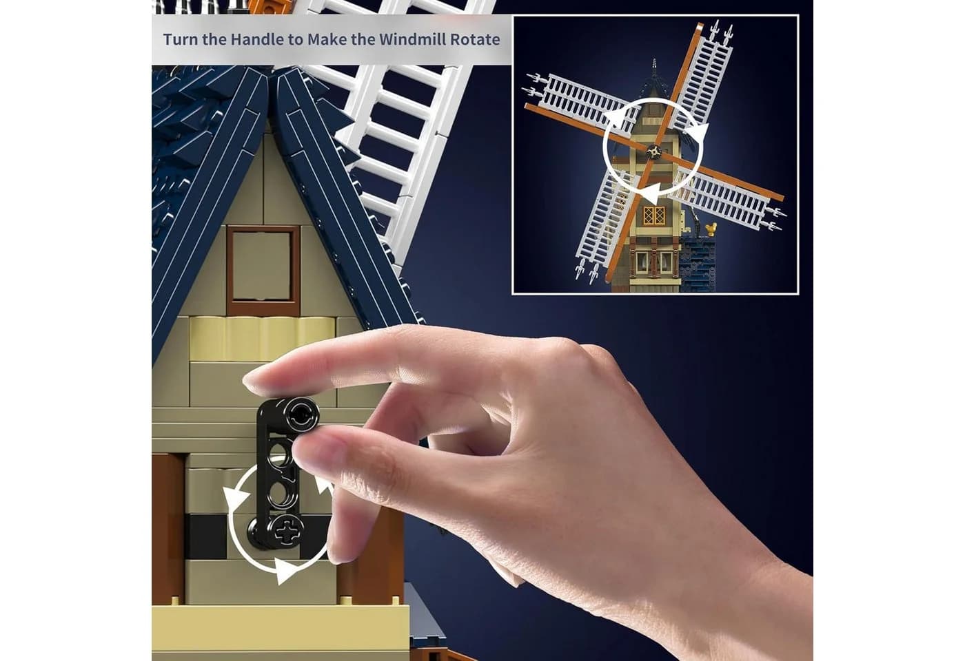 COIL Spielbausteine Windmühle 1584 Teile Bunt - Bild 5