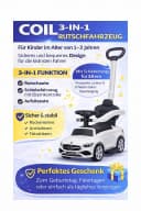 COIL Rutscherauto Mercedes AMG Weiß 3in1 mit Führungsgriﬀ Bild 1