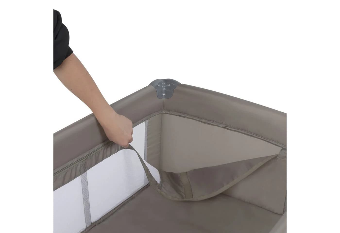 COIL Reisebett BLISSY Beige mit Seiteneingang & LockGuard - Bild 5