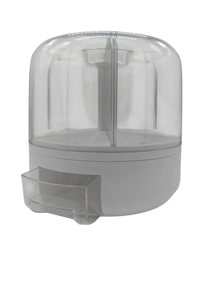 COIL Müslispender Küchen Organizer 6 Fächer BPA-frei Weiß
