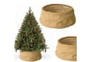 COIL Weihnachtsbaumdecke Beige Jute Bild 2