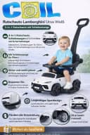 COIL Rutscherauto Babyrutscher 3in1 Weiß mit Druckgriff Bild 1