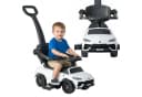 COIL Rutscherauto Babyrutscher 3in1 Weiß mit Druckgriff Bild 2