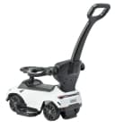 COIL Rutscherauto Babyrutscher 3in1 Weiß mit Druckgriff Bild 3