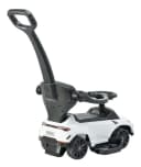 COIL Rutscherauto Babyrutscher 3in1 Weiß mit Druckgriff Bild 4