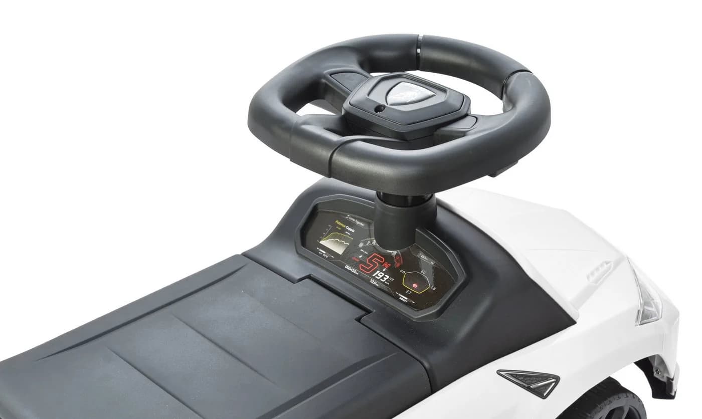 COIL Rutscherauto Babyrutscher 3in1 Weiß mit Druckgriff - Bild 5
