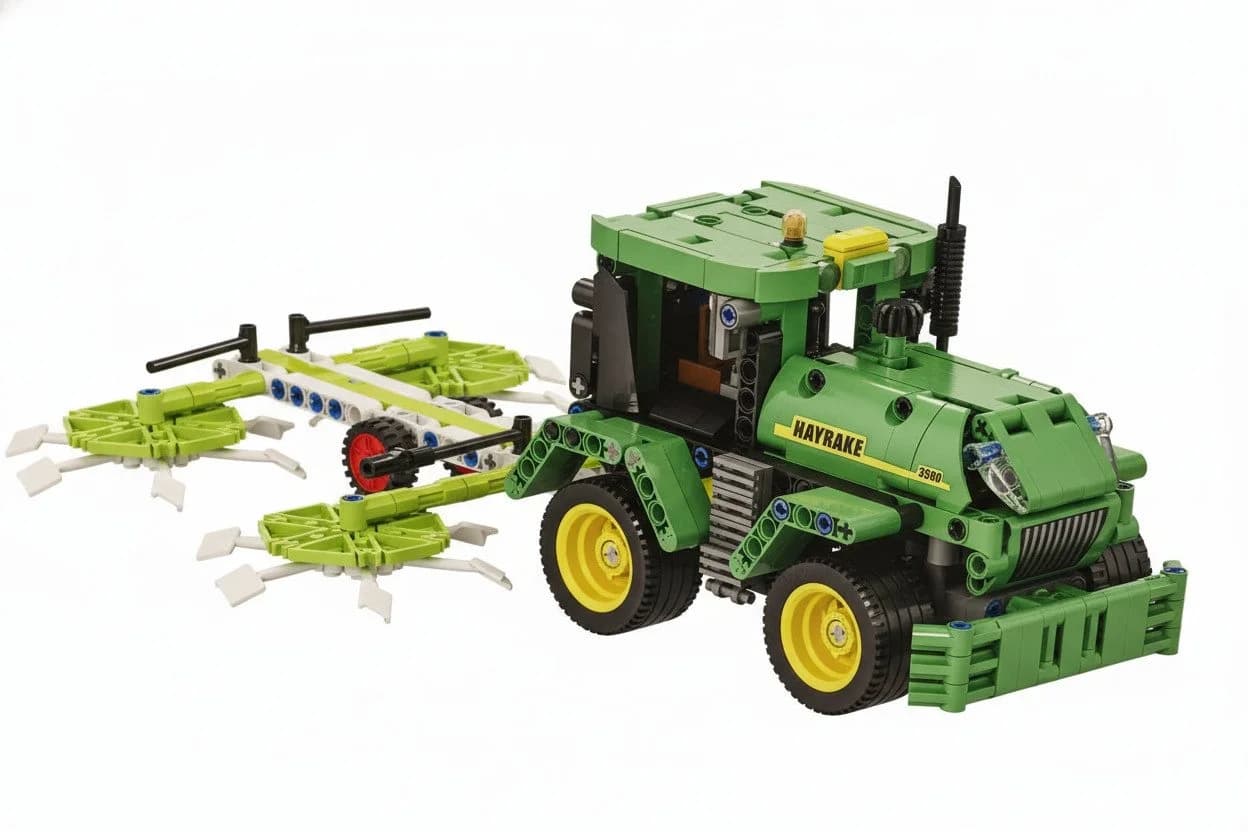 COIL Bausteinset 500 St. Landmaschinen Klemmblöcke Bunt