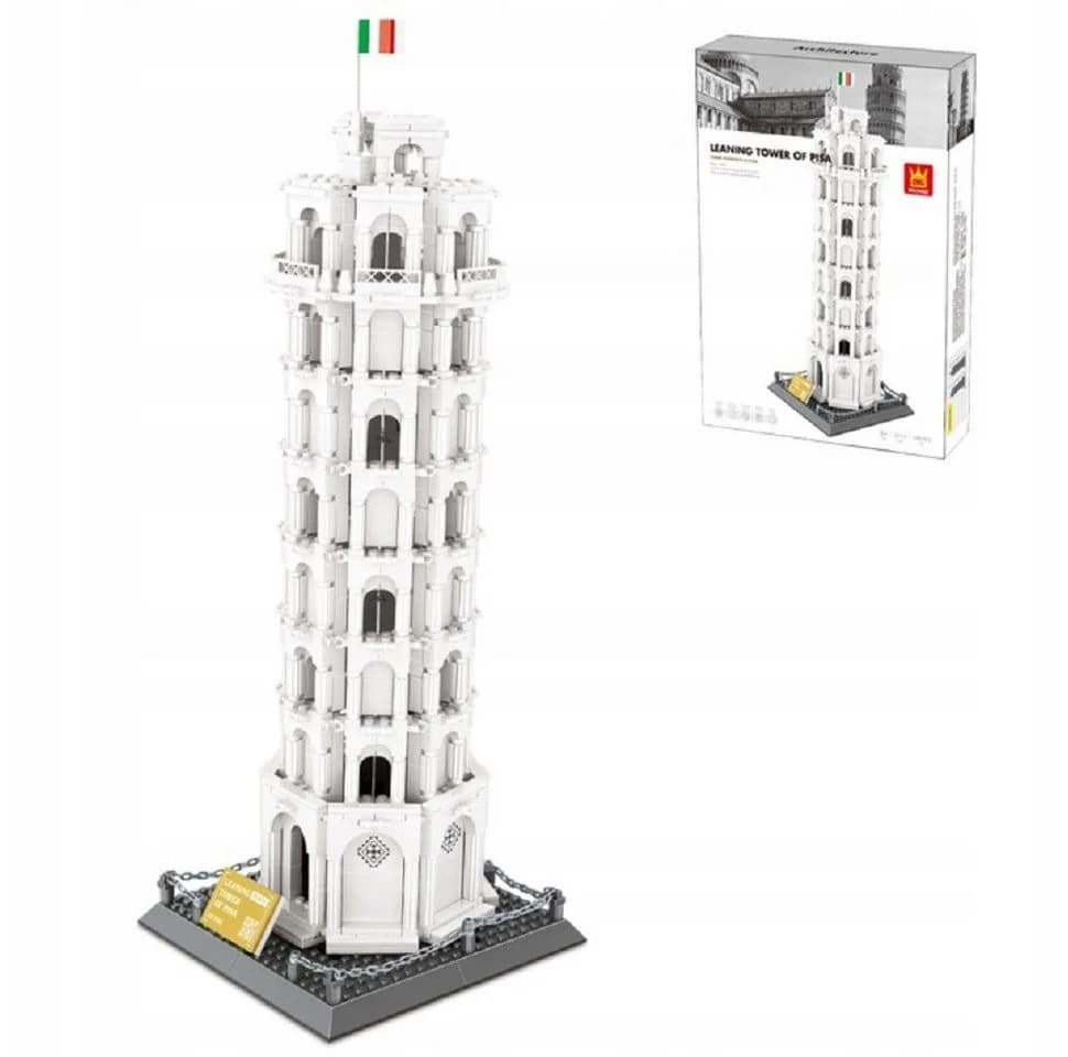 COIL Modellbausatz Schiefer Turm von Pisa 1390 Teile - Bild 2