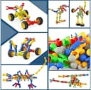 COIL Bausteine 170 St STEM Kunststoff Steckverbinder Spielzeug Bild 3